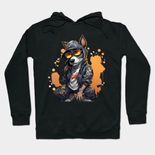 Cool Graffitti Doggy Dog Hoodie